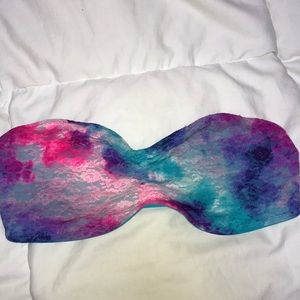 VS Pink Lace Bandeau